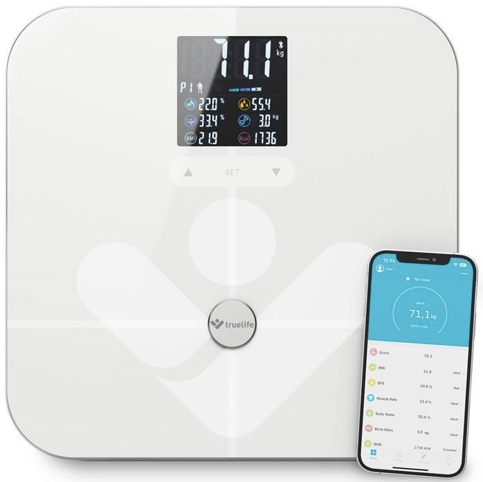 Osobní váha TrueLife FitScale W7 BT White