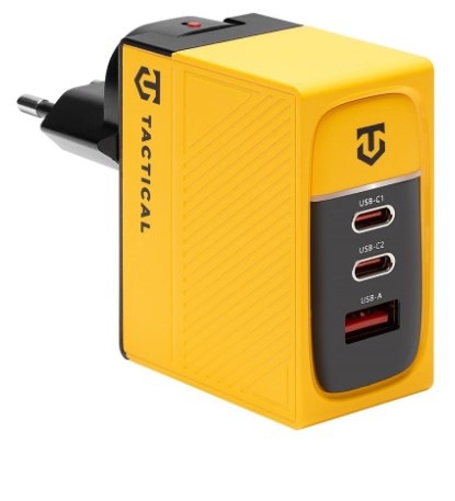 Nabíječka do sítě Tactical Nett Warrior GaN 100 W žlutá