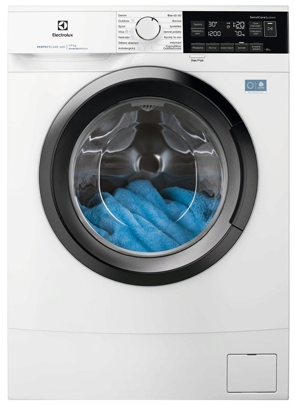 Úzká pračka Electrolux EWS6327DC série 600 SensiCare, bílá