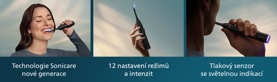 Zubní kartáček Philips Sonicare 7100 HX7421/01 černý Zubní kartáček Philips Sonicare 7100 HX7421/01 černý