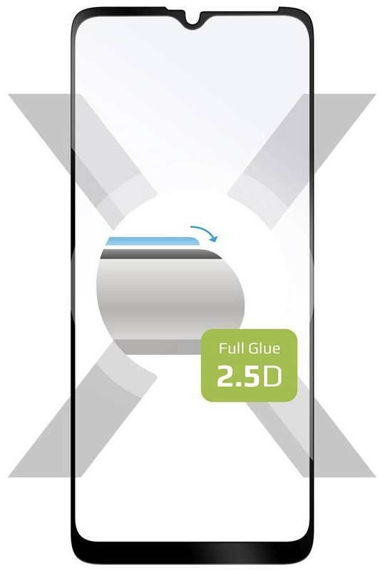Tvrzené sklo FIXED Full-Cover na Motorola Moto E7 Power/E7i Power černé