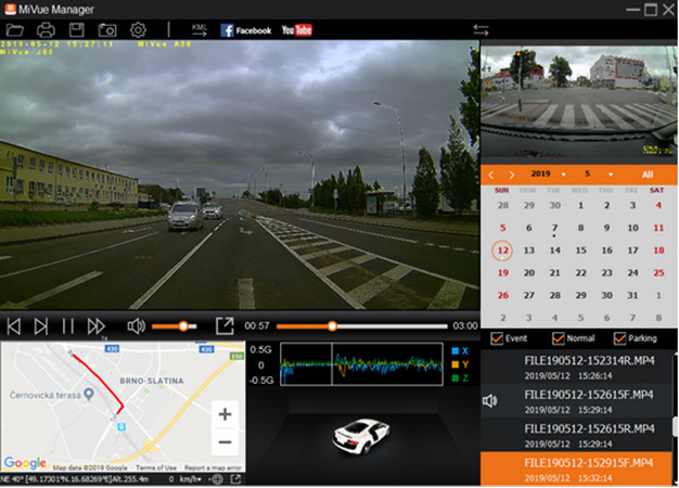 Autokamera Mio MiVue 798 Dual PRO černá Autokamera Mio MiVue 798 Dual PRO černá
