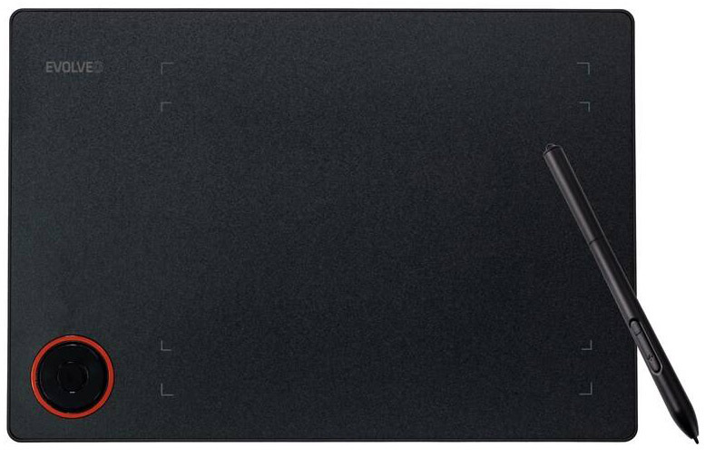 Grafický tablet Evolveo Grafico TW černý