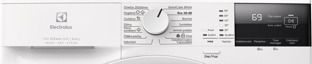 Pračka se sušičkou Electrolux EW7W2481C bílá