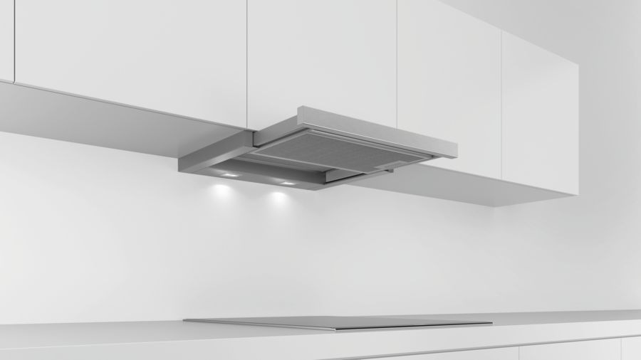 Odsavač par Bosch DFR067A50 stříbrný Výkonný pomocník do každé kuchyně
