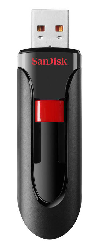 USB Flash SANDISK Cruzer Glide 128GB černý/červený USB Flash SANDISK Cruzer Glide 128GB černý/červený