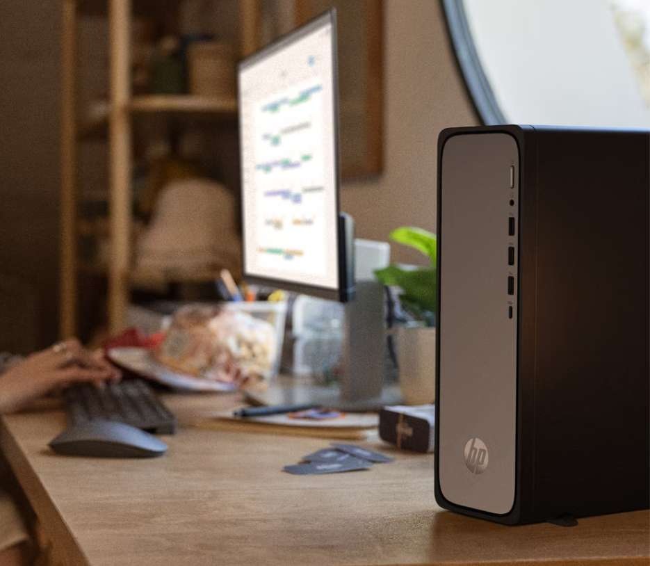 Stolní počítač HP OmniDesk Slim S03-0051nc černý/stříbrný Stolní počítač HP OmniDesk Slim S03-0051nc černý/stříbrný