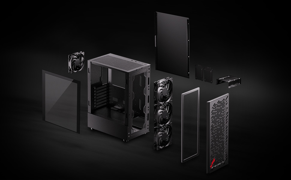 Case ADATA XPG Valor AIR bílá