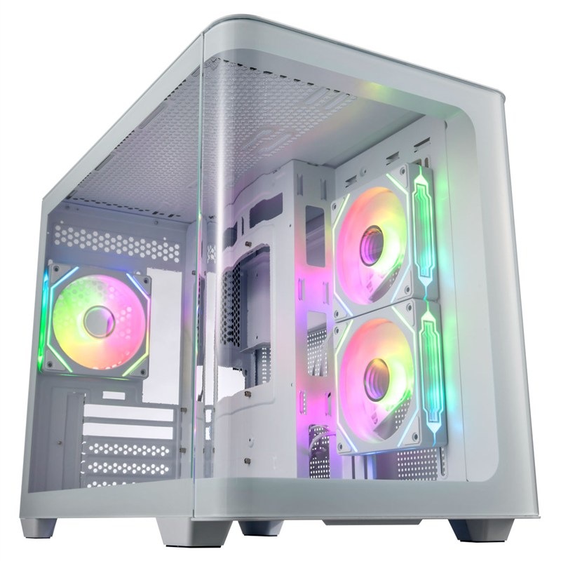 PC skříň Fortron S380-WA - bílá barva