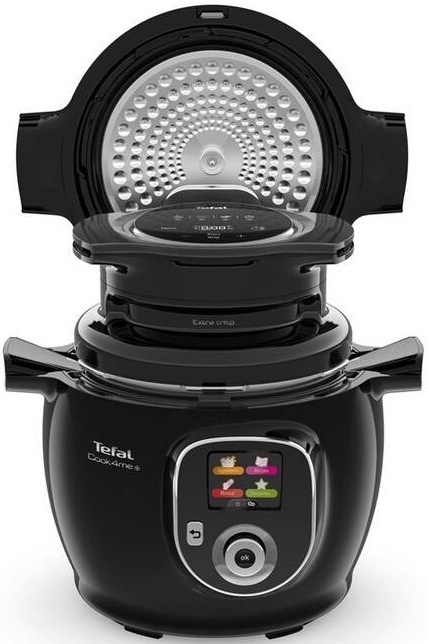 Poklice Tefal multifunkční EY150830 Extra Crisp Lid černá
