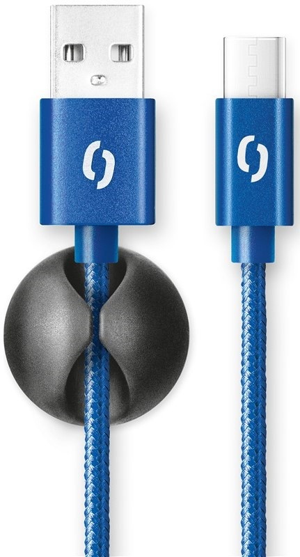 Kabel Aligator Premium USB/USB-C, 2m - modrý