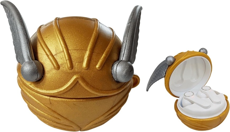 Sluchátka Lazerbuilt Harry Potter TWS - Snitch zlatá Lazerbuilt Harry Potter TWS Snitch, zlatá
