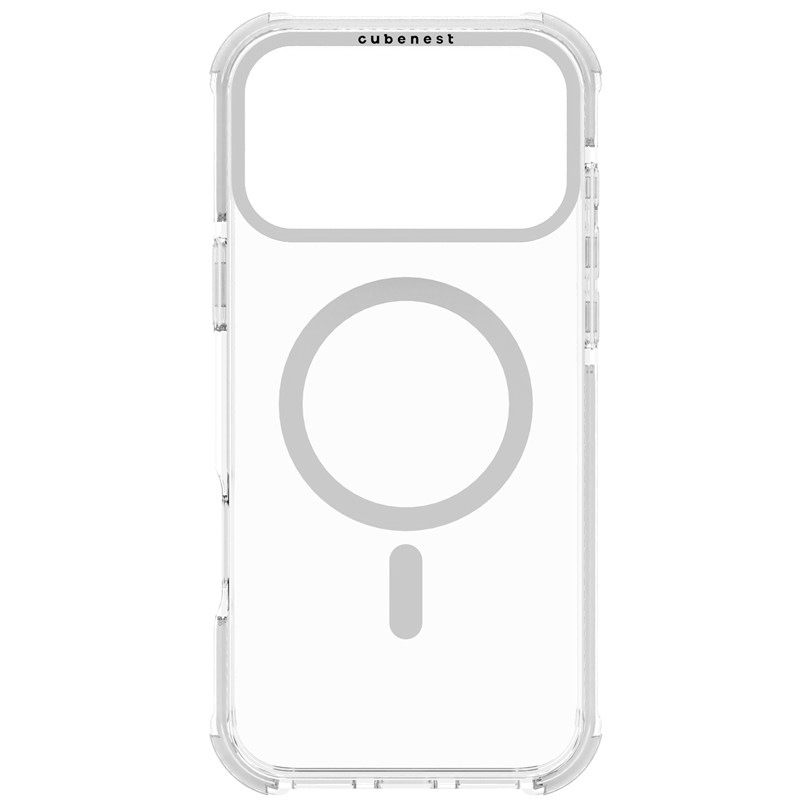 Kryt na mobil Cubenest MagPro Strong Guard na Apple iPhone 17 Pro Max bílý