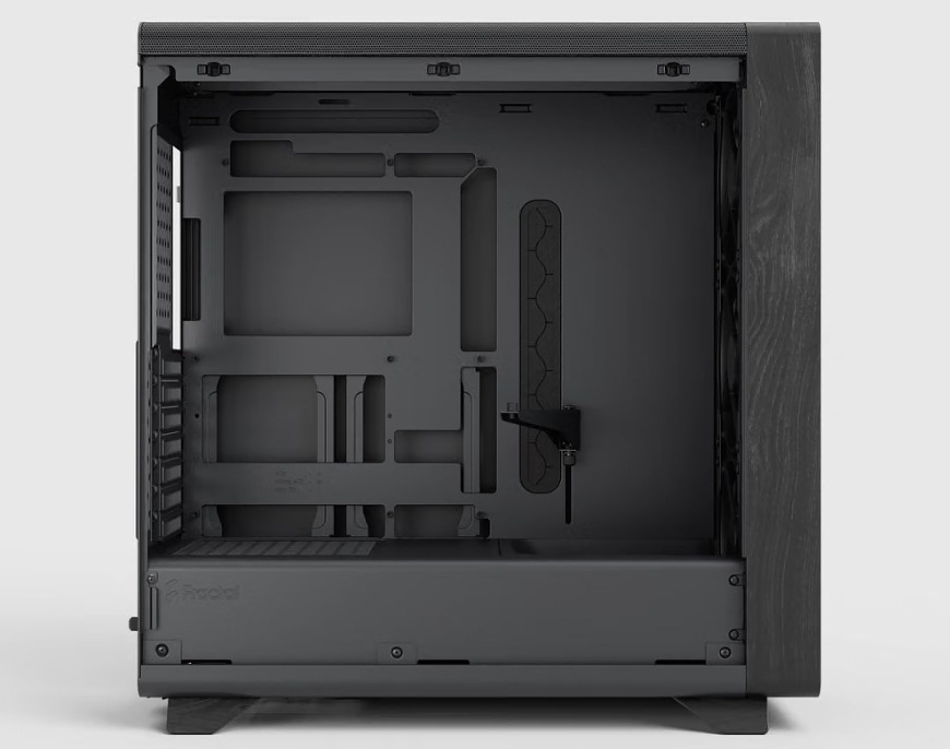 Case FRACTAL DESIGN Summit Black Solid černá Vnitřní prostor počítačové skříně FRACTAL DESIGN Summit Black Solid s místem pro montáž komponent