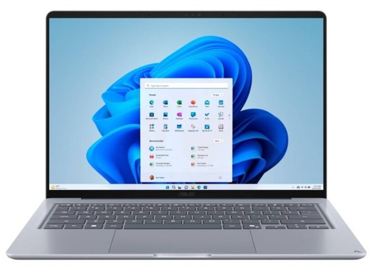  Ntb Asus Zenbook 14 Qualcomm Snapdragon-X (X1-26-100), 14", RAM 8GB, SSD 256GB, , Qualcomm Adreno, Microsoft Windows 11 Home - modrý