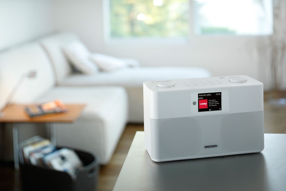 Internetový radiopřijímač s DAB+ KENWOOD CR-ST100S bílý