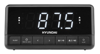 Radiobudík Hyundai RAC 341 PLLBW černý Radiobudík Hyundai RAC 341 PLLBW černý