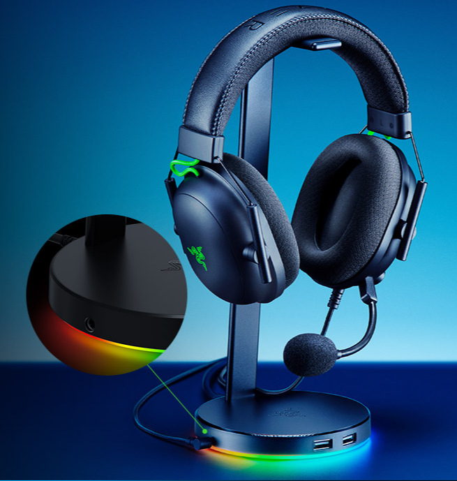 Stojánek Razer Base Station V2 Chroma - Mercury bílý Stojánek Razer Base Station V2 Chroma - Mercury bílý