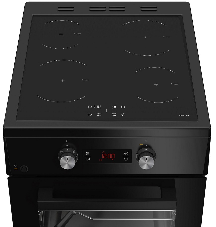 Indukční sporák Beko FSM59305BDT černý Indukční sporák Beko FSM59305BDT černý