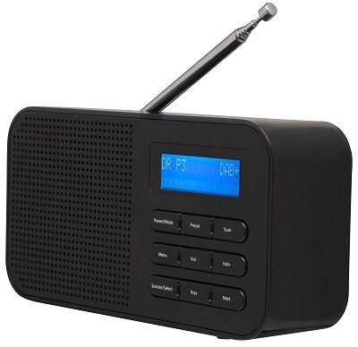Radiopřijímač s DAB+ Denver DAB-42 černý