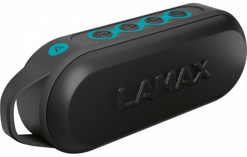 Přenosný reproduktor LAMAX Street2 černý/tyrkysový