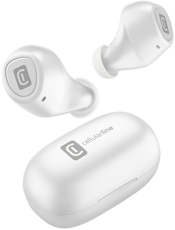 Sluchátka CellularLine Blink bílá