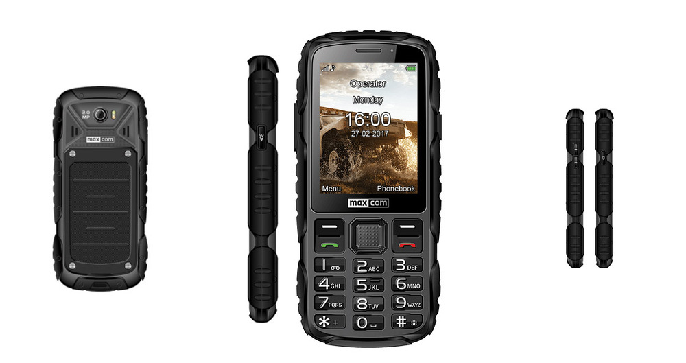 Mobilní telefon MaxCom Strong MM920 černý MaxCom Strong MM920