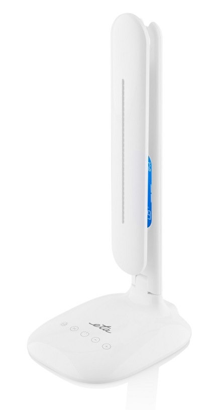 Stolní LED lampička ETA 3892 90000 stmívatelná, displej, 6W bílá