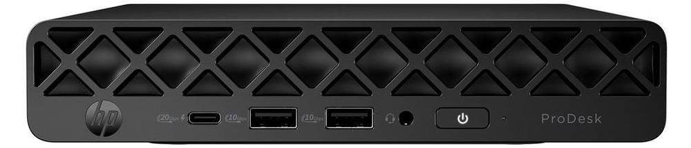 Přední pohled na PC mini HP ProDesk 4 Mini G1i AI