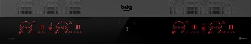 Ovládací panel indukční varné desky Beko MHII88810NTIMT
