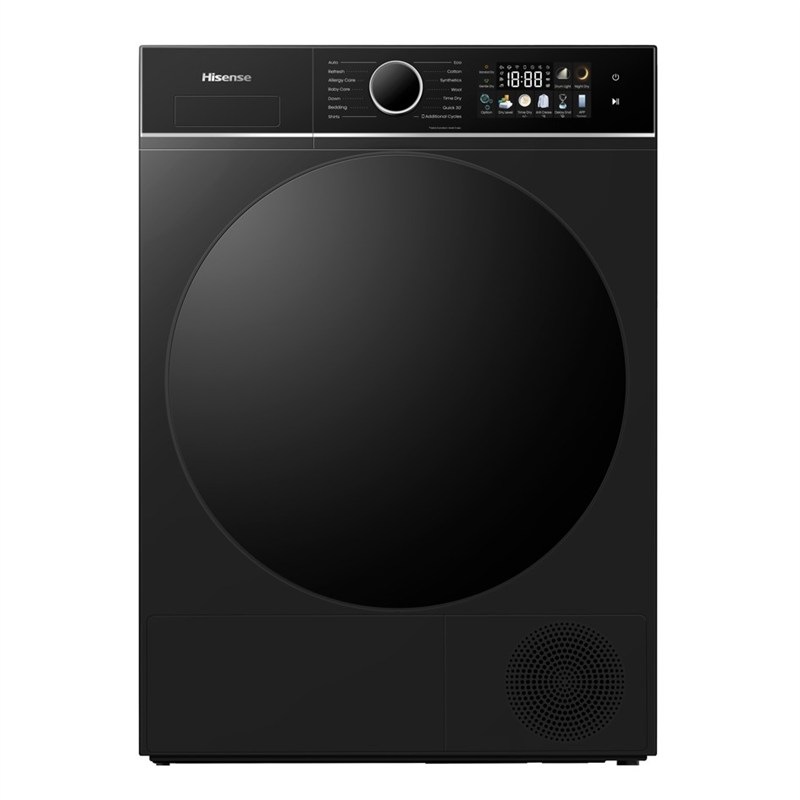 Sušička prádla Hisense DH3I802BBCD, černá barva