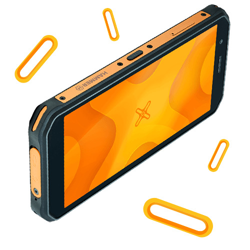 Mobilní telefon myPhone Hammer Energy X černý/oranžový Mobilní telefon myPhone Hammer Energy X černý/oranžový