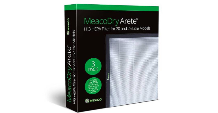 Sada filtrů Meaco HEPA H13 pro Arete One 20L a 25L MEC5060409602736