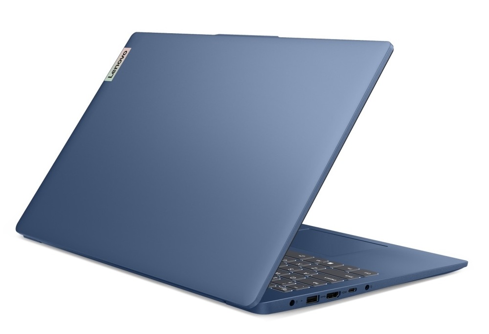 Notebook Lenovo IdeaPad Slim 3 15AMN8 modrý V notebooku od Lenovo se ukrývá 4jádrový procesor AMD Ryzen 5 s 16GB operační pamětí.