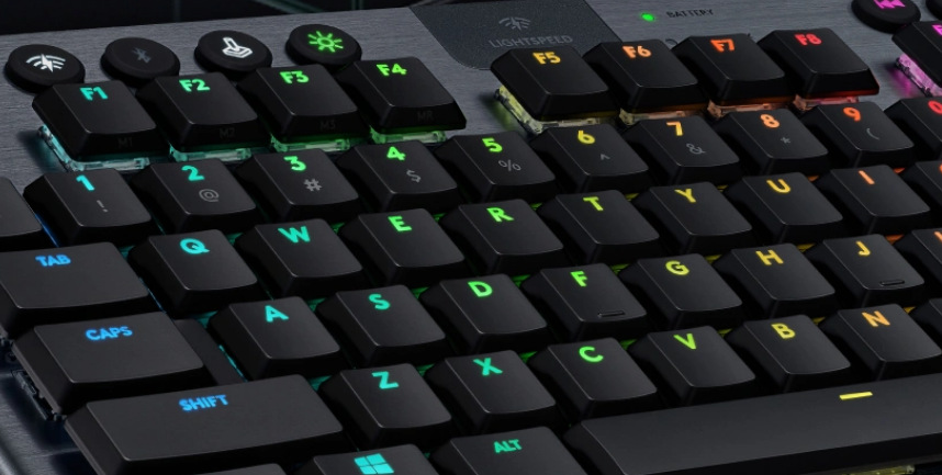 Klávesnice Logitech Gaming G915 TKL Lightspeed RGB, Tactile, US černá