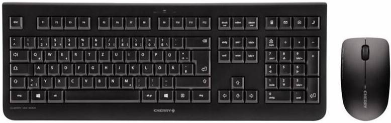 Klávesnice s myší Cherry DW 3000 CZ+SK černá