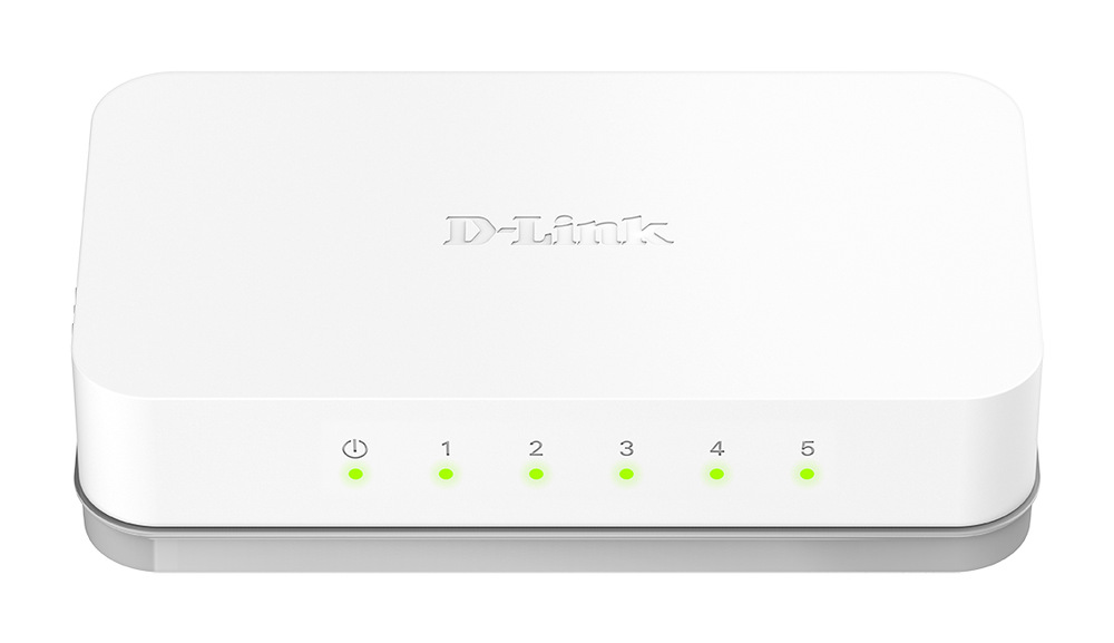 Switch D-Link GO-SW-5E šedý/bílý