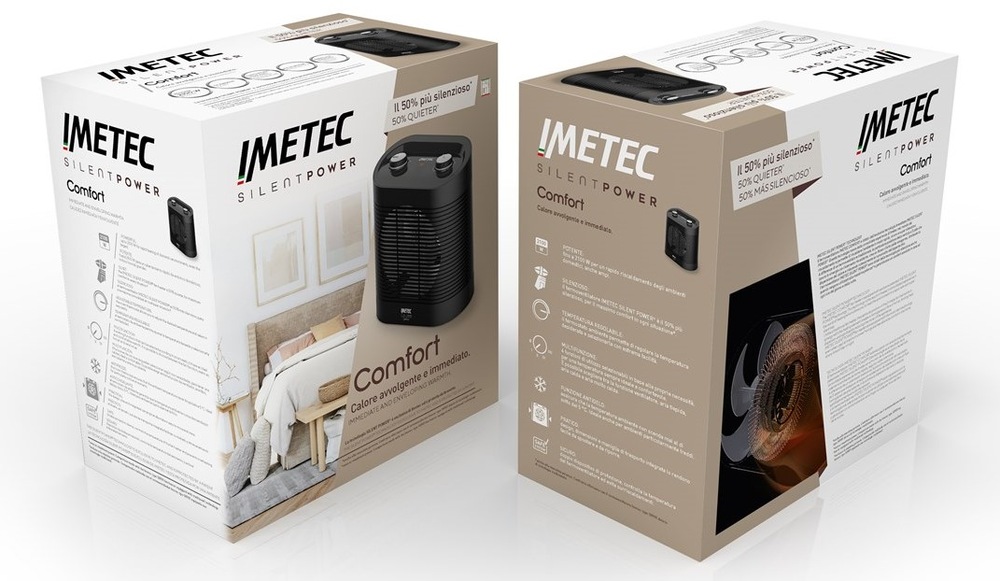 Teplovzdušný ventilátor Imetec 4028 FH1 100 černý Teplovzdušný ventilátor Imetec 4028 FH1 100