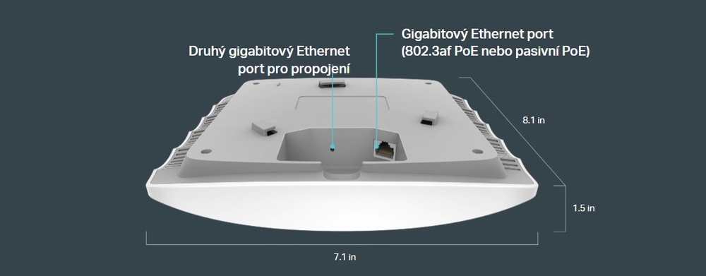 Přístupový bod (AP) TP-Link Festa F52, Wi-Fi 5 AC1350 AP bílý Přístupový bod (AP) TP-Link Festa F52, Wi-Fi 5 AC1350 AP bílý