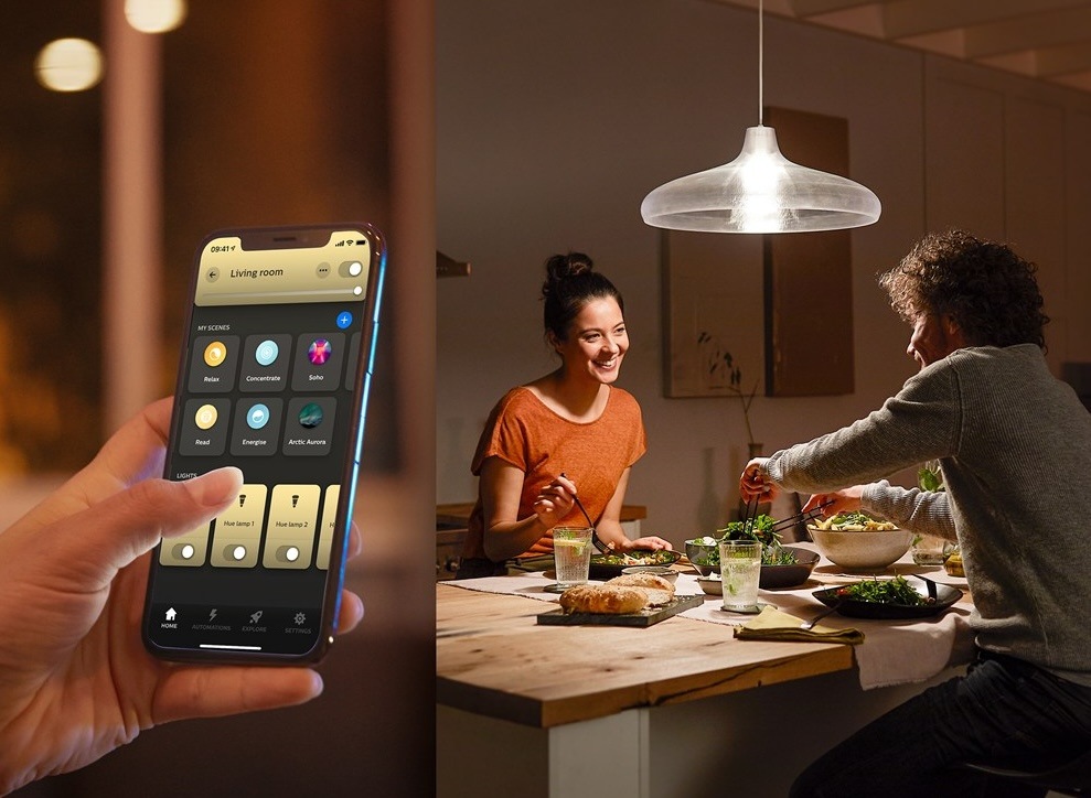 Chytrá žárovka Philips Hue Bluetooth, E27, A67, 1600 lm, White