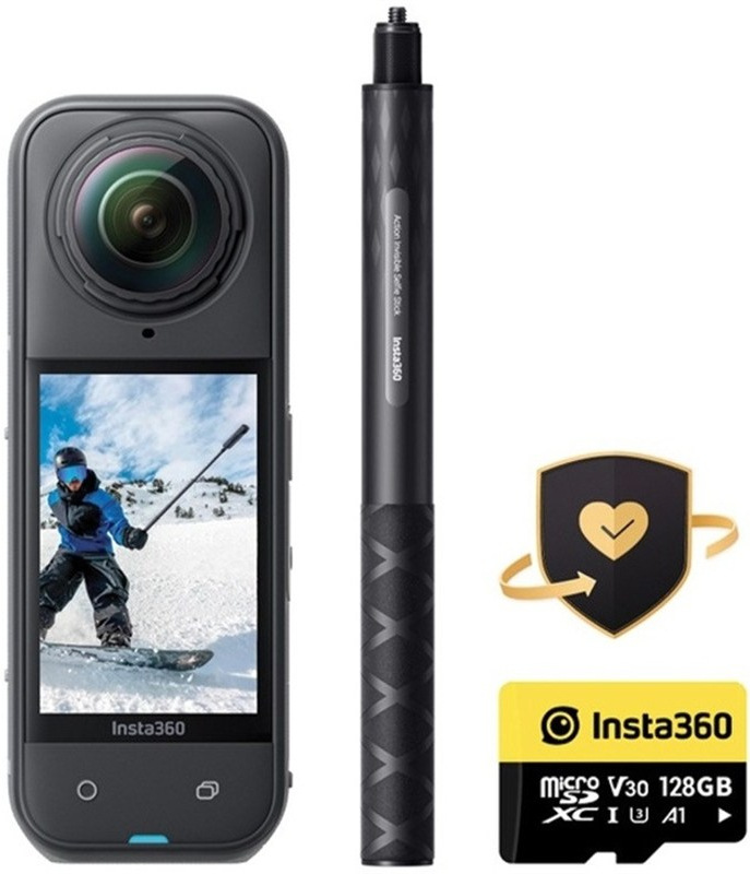 360° outdoorová kamera Insta360 X5 v balení Snowboard Bundle