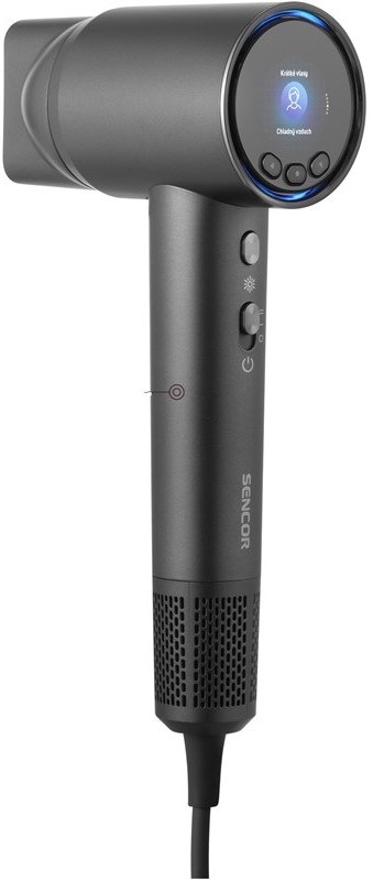 Sencor SHD 8600BK vysokorychlostní fén s LCD displejem a moderním designem