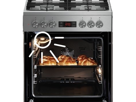 Kombinovaný sporák Beko FBM6230TXDSN nerez