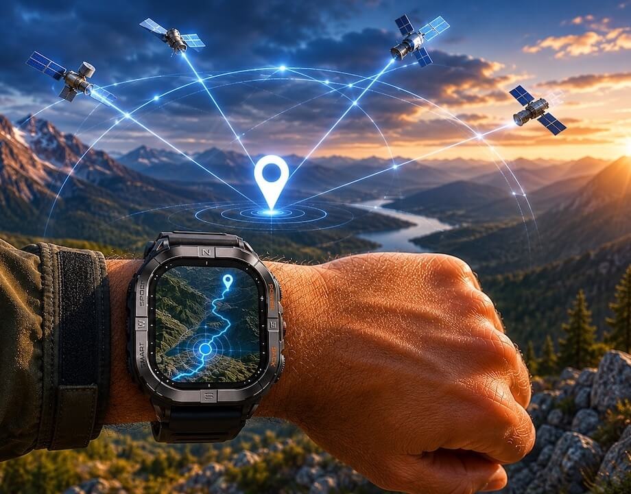 Detail Carneo GTR Outlander HR+ s podporou GPS navigace pro pohyb v přírodě