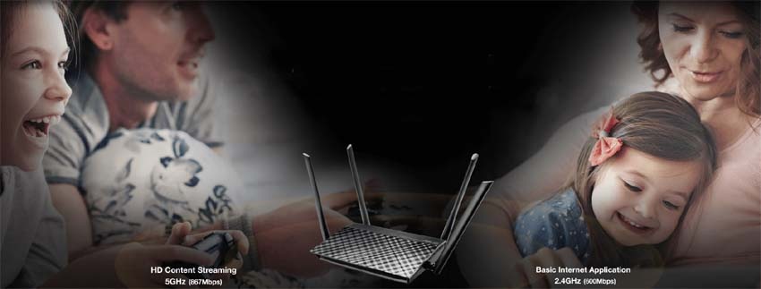 Router Asus RT-AC59U - AC1500 V2 černý Router Asus RT-AC59U - AC1500 V2 černý