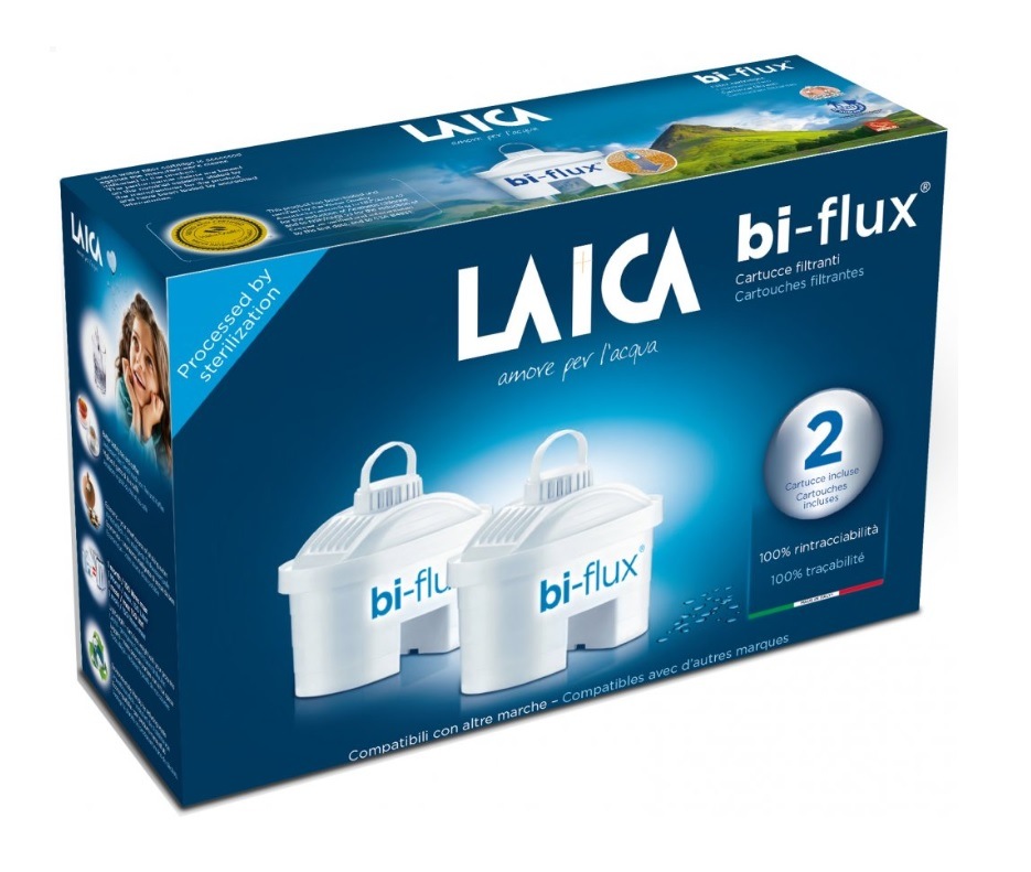 Filtr na vodu Laica Bi-flux univerzální F2M, 2 ks
