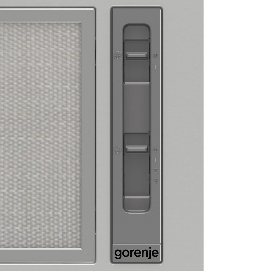 Vestavný odsavač par Gorenje BHI611ES, nerezová, snadné ovládání