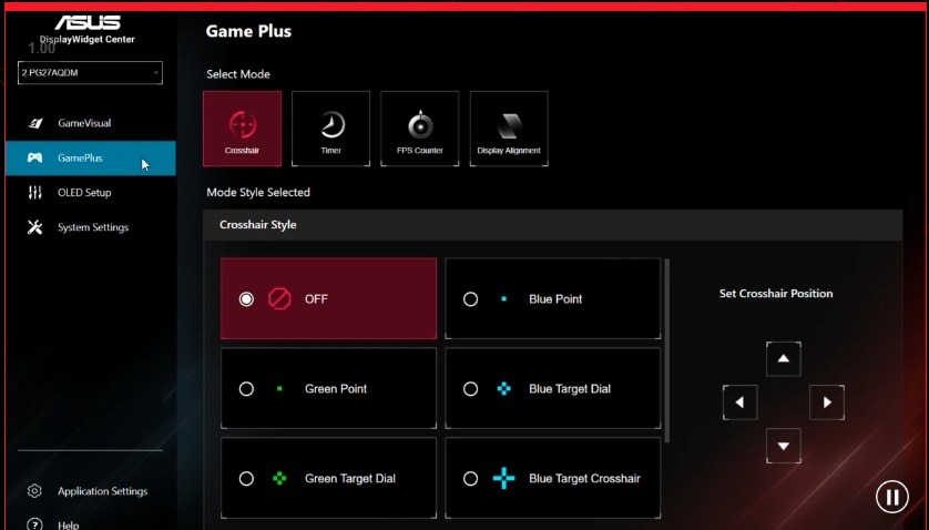 Herní monitor Asus ROG Swift OLED PG27AQDM černý Herní monitor Asus ROG Swift OLED PG27AQDM černý