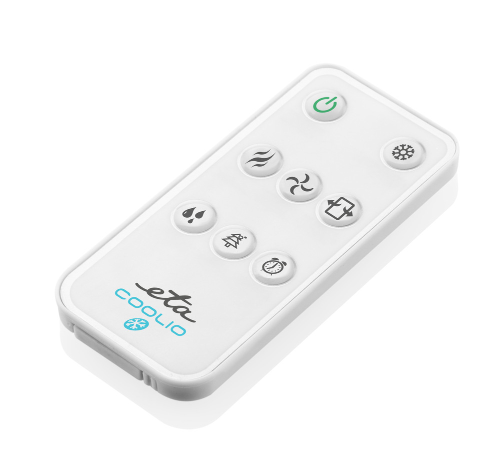 Ochlazovač vzduchu ETA Coolio 0568 90000 bílý Bílé dálkové ovládání k ochlazovači vzduchu ETA Coolio