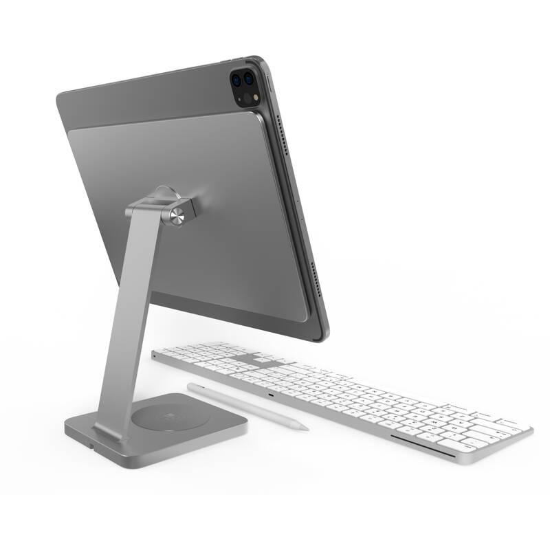 Stojánek Cubenest S121 magnetický pro Apple iPad Air 10,9"  a iPad Pro 11" s bezdrátovou nabíječkou šedý